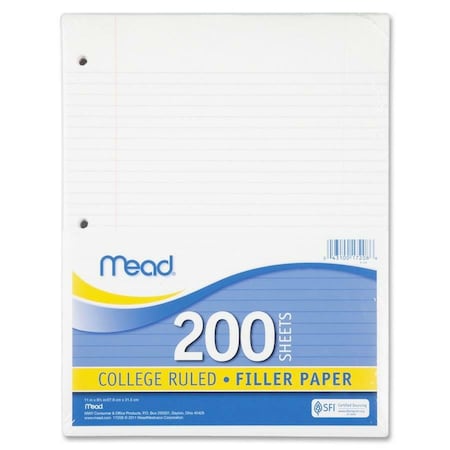 Mead Paper, Filler, Eco, Clg, 8.5X11, PK24 MEA17208